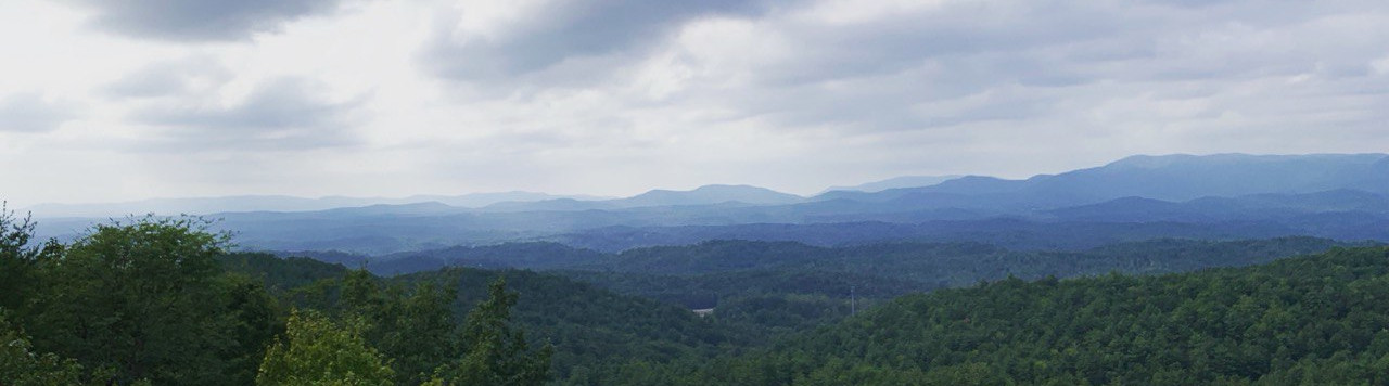 North Georgia mountains near Ellijay