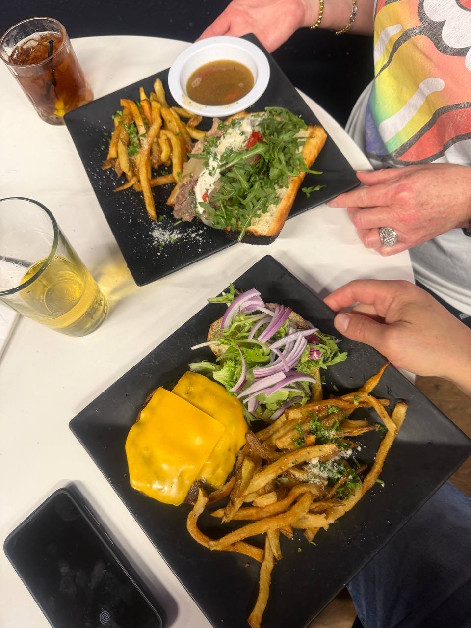 Steak & Cheese & Bev is back! burger